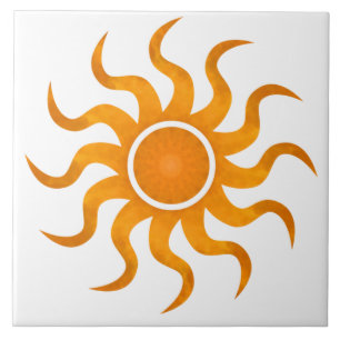 Blade Sun Anpassbare Tile - Groß Fliese