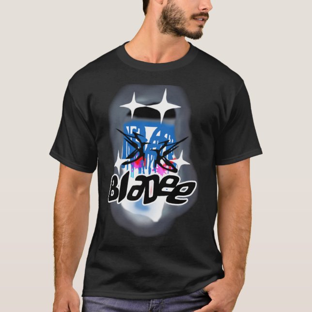 Bladee Drain Gang IDOL 2 Logo Klassischer T - Shir T-Shirt (Vorderseite)