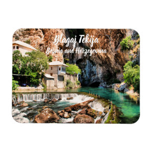 Blagaj Tekija Dervish Bosnien Herzegovina stilisie Magnet
