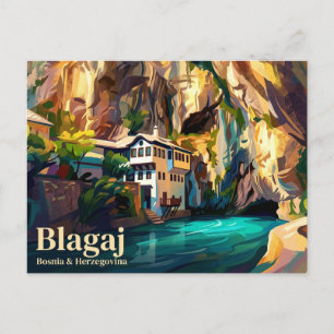 Blagaj Tekke Bosnien und Herzegowina Postkarte