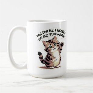 Blague homophone sur les chats Mug