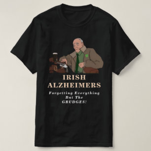 Blague irlandaise Alzheimer T-Shirt irlandais St. 