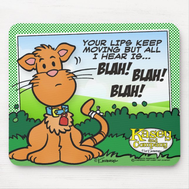 BLAH! BLAH! BLAH! MOUSEPAD (Vorne)
