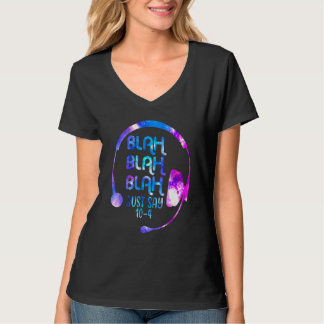 Blah Blah Blah Sag Nur 10 4 911 Notrufzentrale Ei T-Shirt