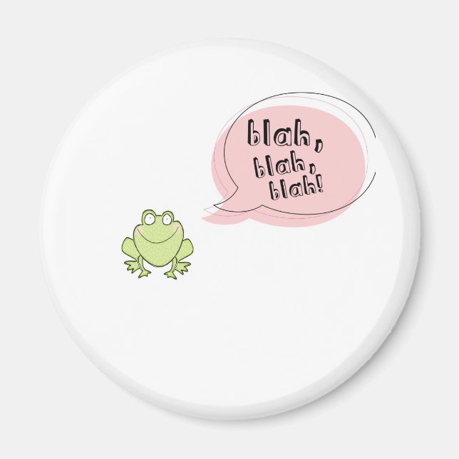 Blah Frog Magnet (Vorne)