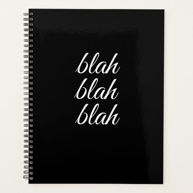 Blah Planer (Vorderseite)