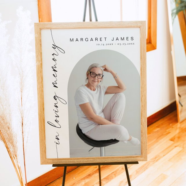 BLAIR Boho Arch Foto Gedenkfeier Begrüßung Poster (Von Creator hochgeladen)