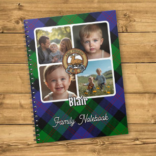 Blair Familienfoto-Collage Notizblock