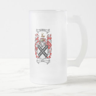 BLAIR-FAMILIENWAPPEN - BLAIR-WAPPEN MATTGLAS BIERGLAS