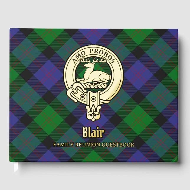 Blair Family Wiedersehen Gästebuch (Vorderseite)