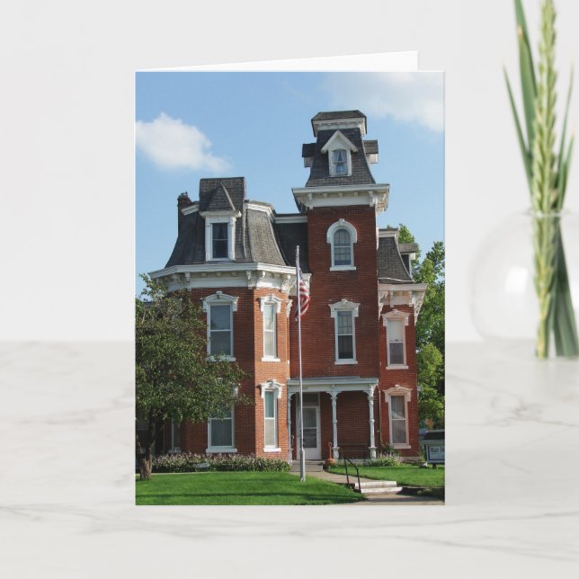 Blair House, Washington, Iowa Karte (Vorderseite)