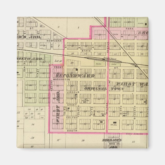 Blair, Nebraska Magnet (Vorne)
