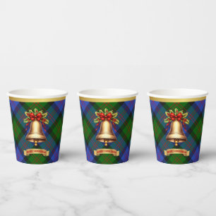 Blair Personalisiert Tartan Christmas Pappbecher