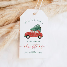 BLAIR Skandinavier Roter Wagen Tree Weihnachten Geschenkanhänger