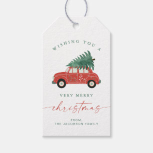 BLAIR Skandinavier Roter Wagen Tree Weihnachten Geschenkanhänger