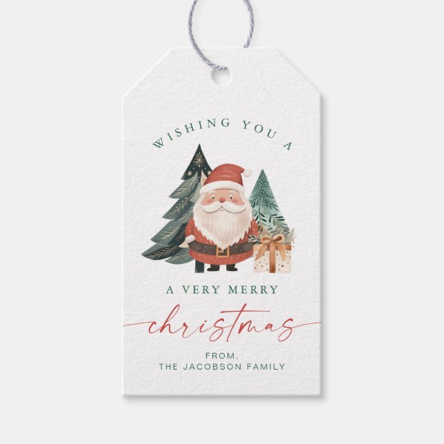 BLAIR Skandinavier Weihnachtsbaumurlaub Geschenkanhänger (Vorderseite)