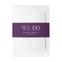 Blaire Lila Moderne Hochzeit