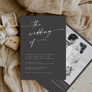 BLAIRE Moderne Kalligrafie-SkriptWedding Einladung
