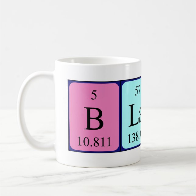 Blaire Periodenname Tasse (Links)