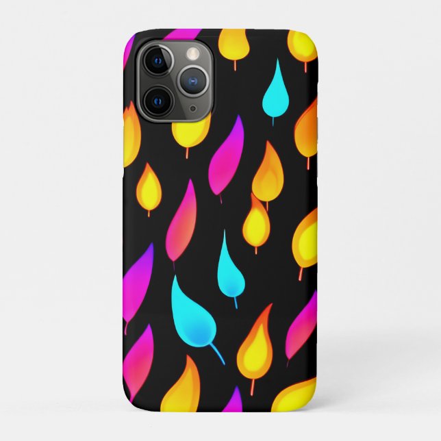 Blaise Abstrakte Flammenkunst Case-Mate iPhone Hülle (Rückseite)