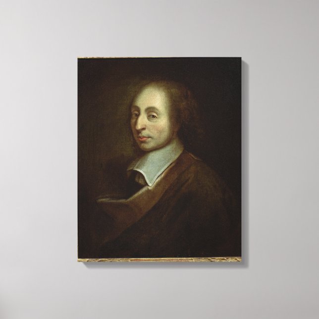 Blaise Pascal c.1691 Leinwanddruck (Vorderseite)