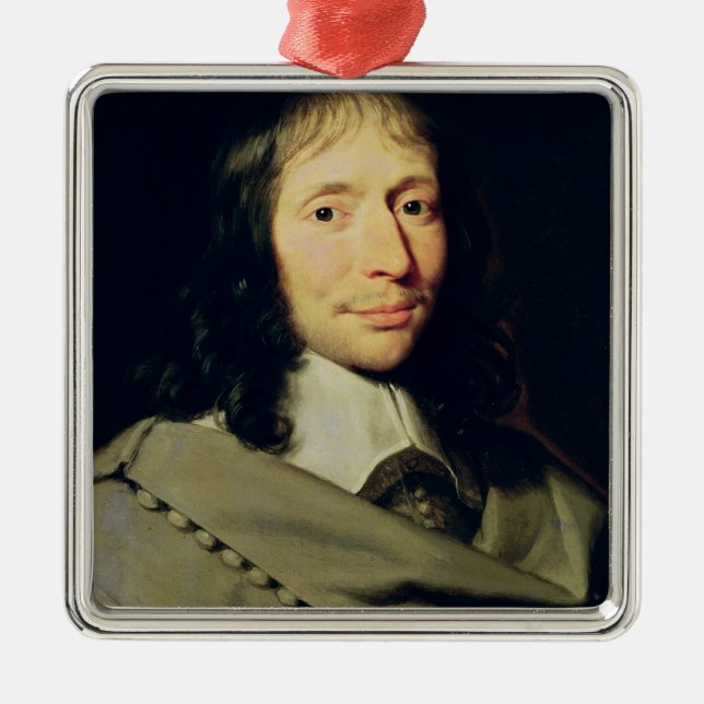 Blaise Pascal Ornament Aus Metall (Vorne)