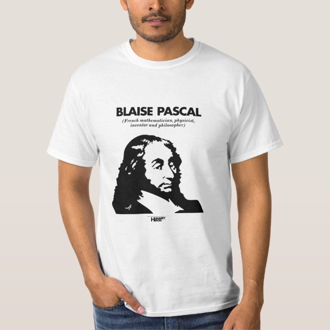 Blaise- Pascalweiß T - Shirt (Vorderseite)