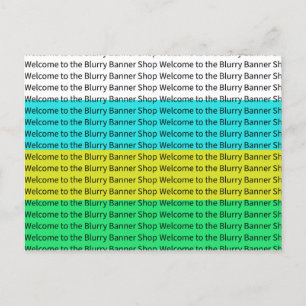 Blake Banner Shop Postkarte