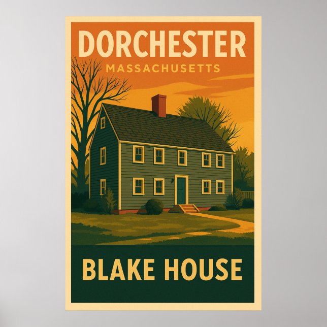 Blake House Travel Poster (Vorne)