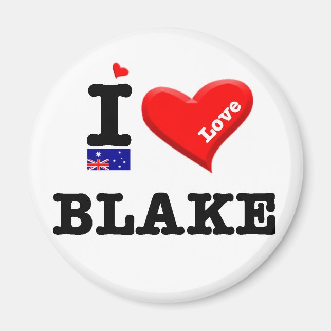 BLAKE - I Liebe Magnet (Vorne)