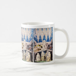 Blake-Illustration: Als die Morgen-Sterne… sange Kaffeetasse