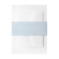 BLAKELY Modern Minimalistisch Dusty Blue Beach Wed