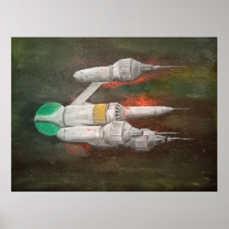 Blakes 7 Liberator DSV Poster