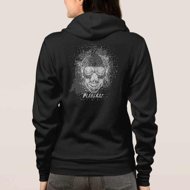 Blakgraz Chaotic Skull T - Shirt (Rückseite)