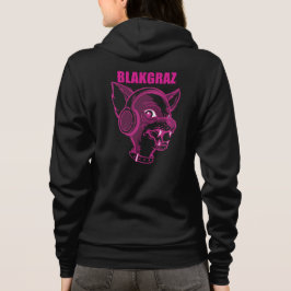 Blakgraz Lucy der Hund mit Kopfhörer T - Shirt