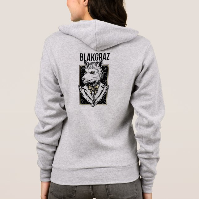 Blakgraz Werewolf Portrait Hoodie (Rückseite)