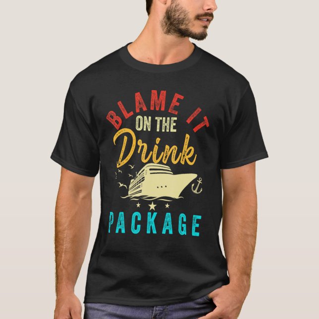 Blame it on The Cruise Package Cruise Cruising Mat T-Shirt (Vorderseite)