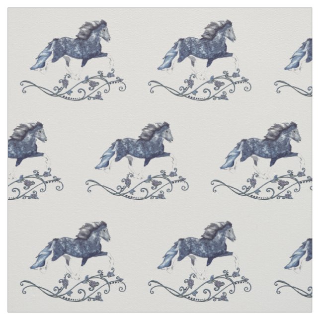 Blámóða   Blau-Nebel Stoff (Muster)