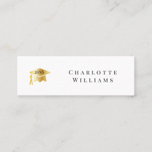 Blanc 2025 Carte d'insertion pour Casquette de g