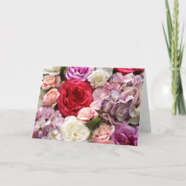 Blanc À L'Intérieur De Joli Floral Élégant Plié