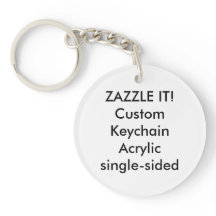 Blanc acrylique rond fait sur commande de