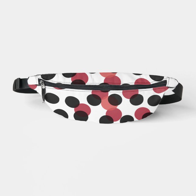 blanc avec des points noirs et rouges (Recto)