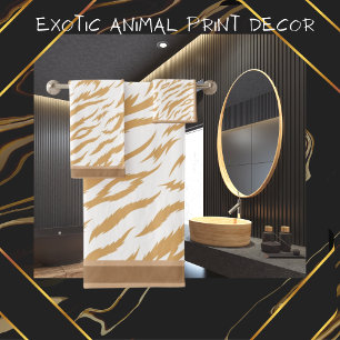 Blanc Brown poster de animal