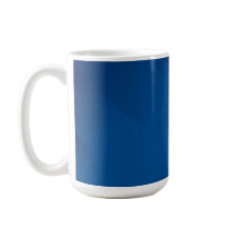 BLANC CRÉER VOTRE PROPRE MUG BLEU