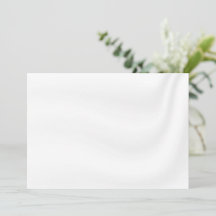 BLANC CRÉEZ VOTRE PROPRE INVITATION SATIN BLANC