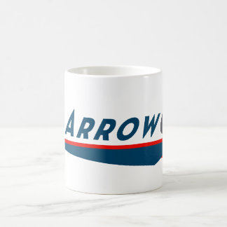 Blanc d'ArrowCat tasse blanche classique de 11