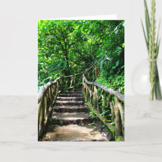 Blanc de carte de voeux à l'intérieur