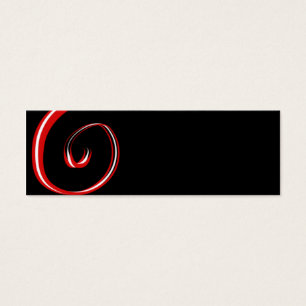 Blanc de carte maigre et noir rouges