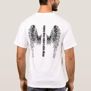 Blanc de T-shirt de tatouage de s de Donovan "