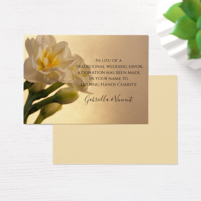 Blanc Double Daffodils Mariage Charity Favoriser C (Bureau)
